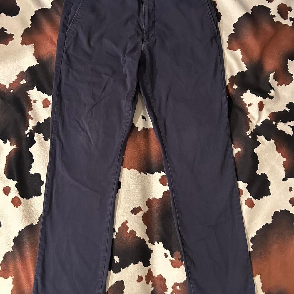 Us-polo-assn Men's Navy and Blue Trousers